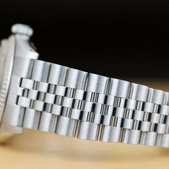 Rolex Datejust Men's 36mm Diamond Silver Watch - Picture 7 of 7